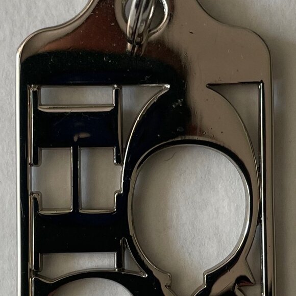 Coach silvertone keychain - Picture 5 of 6